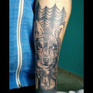 Watercolor Artistic tattoo Cover up ,Wolf watercolor in Black and Grey ,#coverup #CoverUpTattoos #wolf #wolftattoo #watercolorartist #watercolortattoo #watercolortattooartist #watercolorart #artistic #artistictattoo #tattoo #tattoos #followtattoo #followme #tattooart #artists #art #gleytattoo #brasil #curitiba #tattoocuritiba #cwbtattoo #tattoocwb #gipsygirls #tattooedgirls #girlswithtattoos #inkgirls #lobo