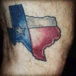2nd tattoo at age 41. Received 2 months after my very first ink. Texas pride until the day i die. Done by Remy at 3rd Generation Ink, Houston, TX.