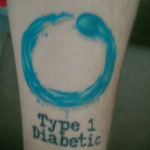 My first tattoo I got for my Type One Diabetes.