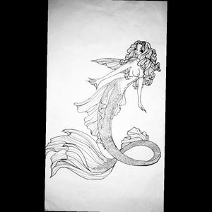#mermaid #tattoodesign #tattooart #desings