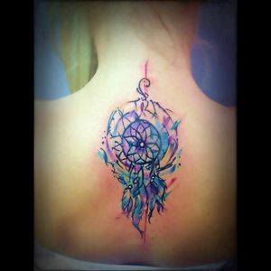 Found this pic online. I wanna get one too.#dreamtattoo a dream catcher
