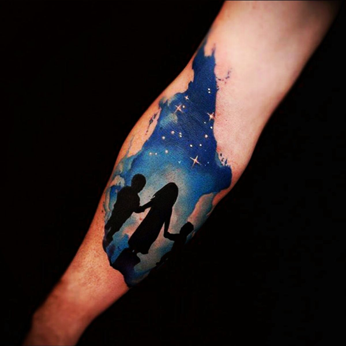 night sky tattoo