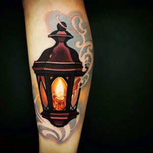 Sick colour filigree lantern with smoke tattoo#dreamtattoo #mydreamtattoo