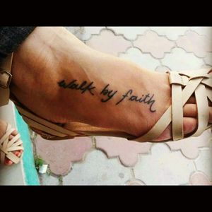 #walkbyfaith #tattoo
