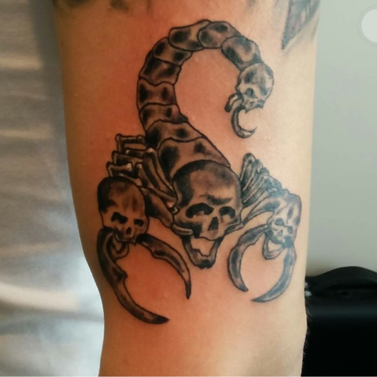 Tattoo uploaded by KG INK • Scorpion tattoo! #scorpiontattoo #ink #KGINK  #blackandgreytattoo • Tattoodo