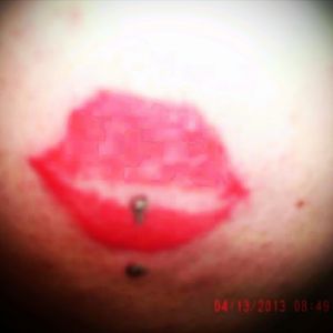 My wife's lips on my boody