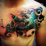 Sick colour octopus tattoo #dreamtattoo #mydreamtatoo
