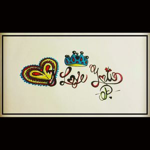 #letterin#funny#crown#colours#mandala#drawing #sketch #artist #tat#ink