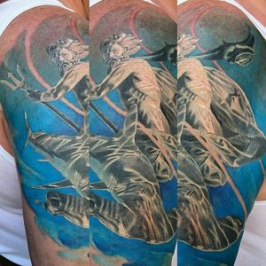 #teglart #Poseidon #colortattoo #cheyennetattooequipment #tattooart #realistictattoos #Intenzetattooink #eternalink