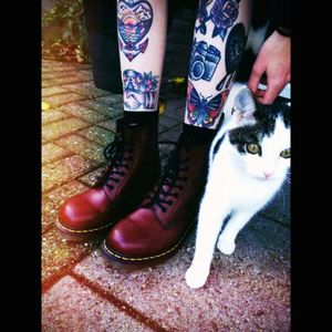 #cat #boots #TattooGirl