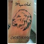 #lion #tattoo #dutch #mayaink #balckandgrey #silhouette