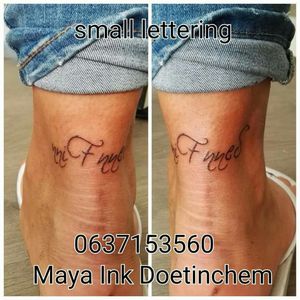 #small #lettering #names #script #tattoo #holland #dutch #mayaink