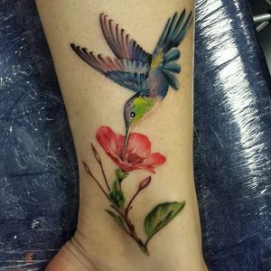 2.30 hours #bird #color #tattoo