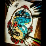 #draw #drawing #pencil #color #pokemon #dragon #rose #margikap #gyarados #tattoo #art #tattooartist