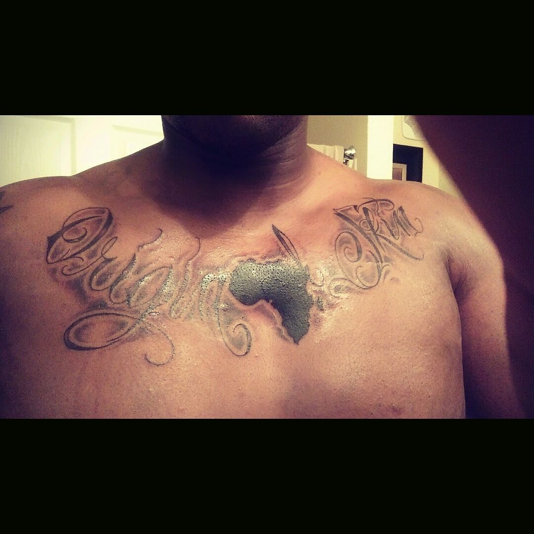 loyalty before royalty chest tattoo