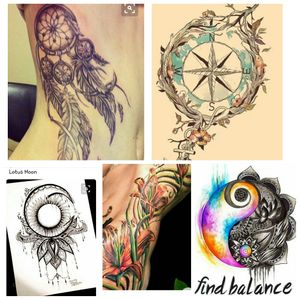 I want these combined altogether as one tattoo and get it soon.