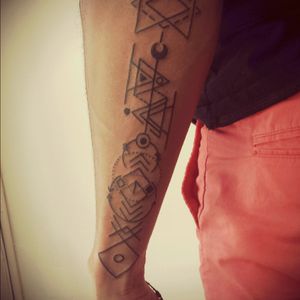 A lot of meaning....Double headed geometric arrow (Designed it myself)