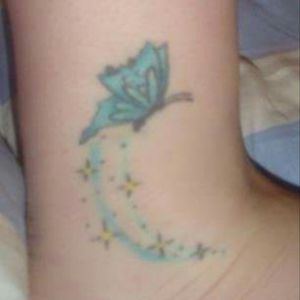 My first tattoo I got for my birthday when I was 17. On my right ankle