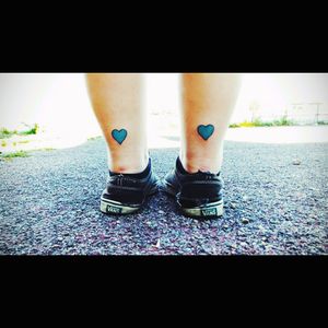 #dreamtattoo #heart #hearts #blue #smalltattoo #tattoo