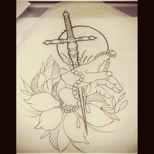 Stencil for one of my tattoos.