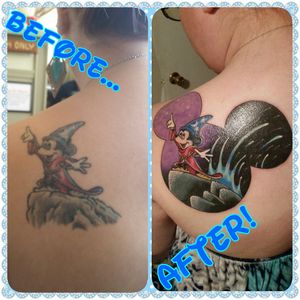 #Disney #MickeyMouse #Fantasia #CoverUp #TouchUp #9YearsLater