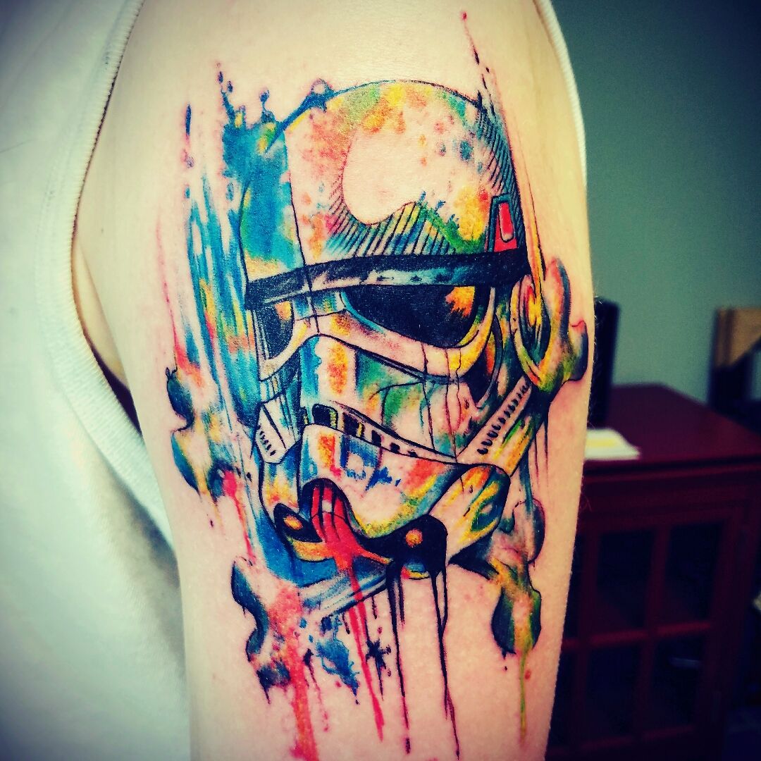 Twitter  Ramón على تويتر Vivvy gt Stormtrooper tattoo ink art  starwars httpstcoikvPODifF7