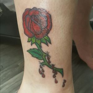 This is an old tattoo that I got re-colored in, in Las Vegas. June 2016. Massive Tattoo
