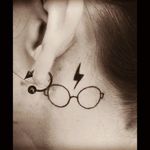 My nerdy Harry Potter tattoo. My best friend and I got matching tattoos. #harrypotter #harrypottertattoo #harrypotternerd #inkedredhead #inkedcanadian