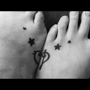 My sister and I got this beautiful tattoo. My mentor did it for me. I love it!!#stars