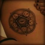Sailor Moon tattoo I got done in November of 2015 #sailormoon #planets #symbols #blackink
