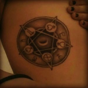 Sailor Moon tattoo I got done in November of 2015#sailormoon #planets #symbols #blackink