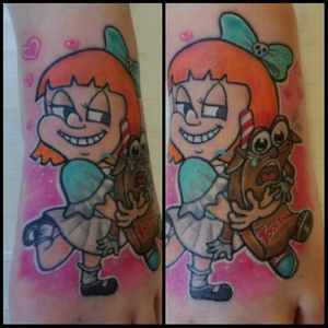 Tattoo Felicia com seu amado toddynho #tattoo #loneytoones #toddynho #tattoodo #tattooartist #skinartmag #tattooinspiration #tattoocolours