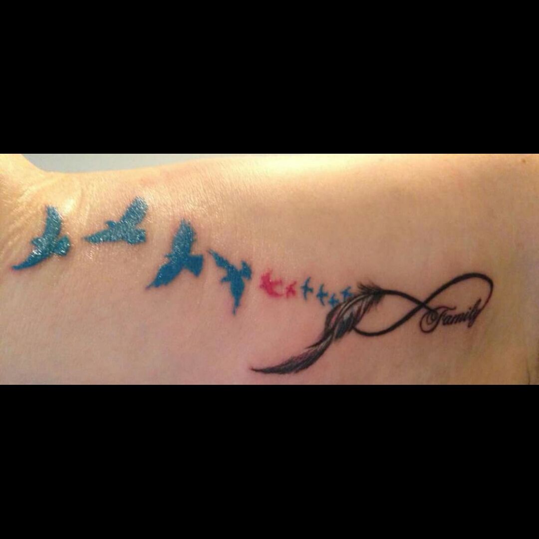 My aunt tattoo I got for my nieces and nephews   Tattoos for daughters  Aunt tattoo Family quotes tattoos
