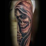#dreamtattoo grim reaper to start off my death sleeve!