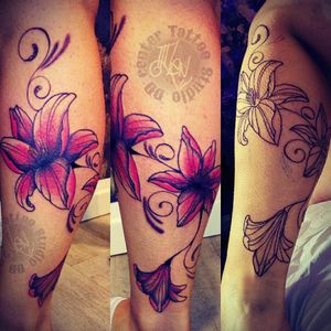 #flowers #tattoo #color #inked #tattooartist #DDcenterInk #DenInk 😉