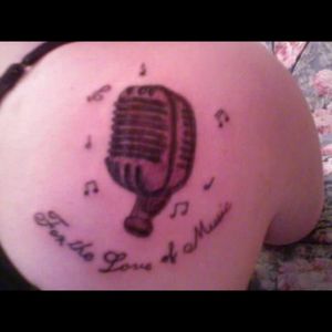 My music tattoo :)