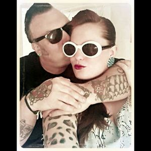 Me and my queen #rockandroll #Rockabilly #hands #traditional #traditionaltattoo #proud #sailor #sailorjerry #love #Tattoodo