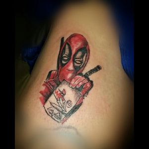 Follow me #Deadpool #color #marvel #marvelcomics #xmen #tattooing #tattooedparent  #deadpool #tattoo #bngtattoo #blackandwhite #tattoos #marvel #tattoodo #art #bngsociety  #inked #inkstagram #ink #inklife #tattoolife #tattoolove #tattooart #tattooartist #tattoomagazine #inkedmag #tattoo flash #tattooingmyself