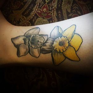 My love of daffodils. Continuously growing. #dreamtattoo