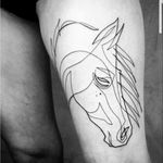 #tattooidea #horse #linework #horselover #graphic #outlinetattoo #blackoutline #dreamtattoo