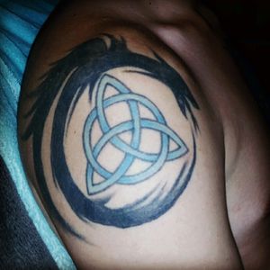 A nice #Celtic #knot and an #ouroboros