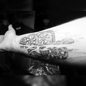 Session no 1#Tattoo #killerink #tattoed #arm #scars