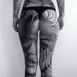 Loveit,♡!!!   One art on two bodyparts #dreamtattoo  want it! 😍