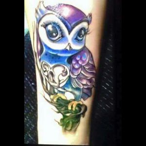 One of my favorite, owl and color!!