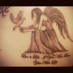 My back tattoo I got 4 years ago in honor of my grandfather who passed away.