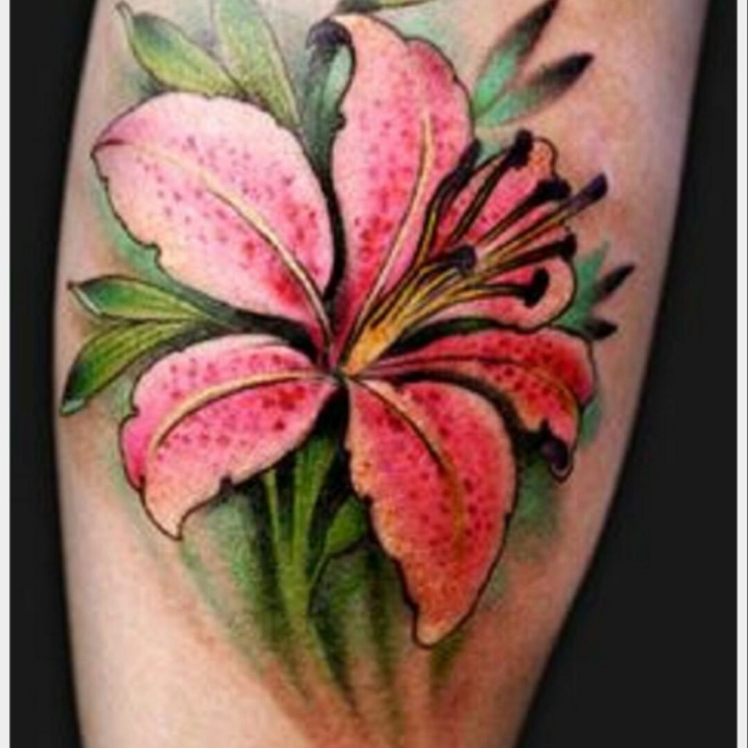 55 Awesome Lily Tattoo Designs  Art and Design