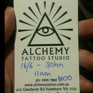 #firsttattoo tomorrow at #alchemy on the #foot fair to say I'm excited.