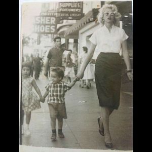 This is a picture of my lovely Grandma back in her day. Walking the streets of San Jose California, with the two oldest of her 8 children. A beautiful woman with a beautiful heart, sadly she passed away last year. This is my #dreamtattoo