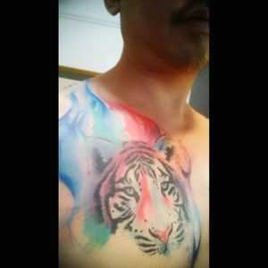 Watercolor tiger#dreamtattoo