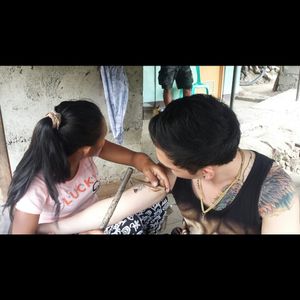 hand tapped tattoo #traditionaltattoos #kalingaprovince #whangod #tattooapprentice #tattoolover